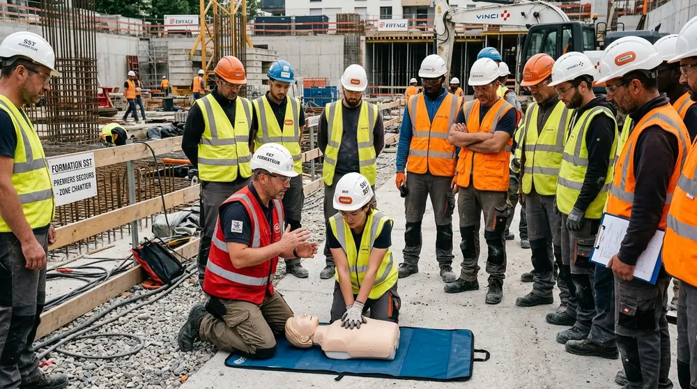 Collaborateurs en révision pratique des gestes d'urgence dans les Alpes-Maritimes Collaborateurs en révision pratique des gestes d'urgence dans les Alpes-Maritimes