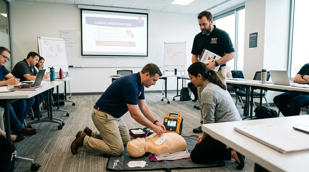 Session pratique de formation Sauveteur Secouriste du Travail (SST) à Plouzané Session pratique de formation Sauveteur Secouriste du Travail (SST) à Plouzané
